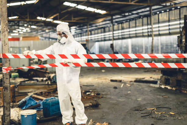Professional Biohazard technician working in Mascoutah, IL